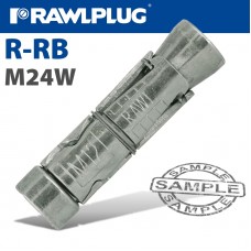 R-RB RAWLBOLT SHIELD ONLY M24W BOX OF 5